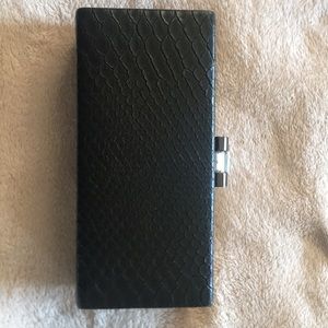 Jessica McClintock black evening bag